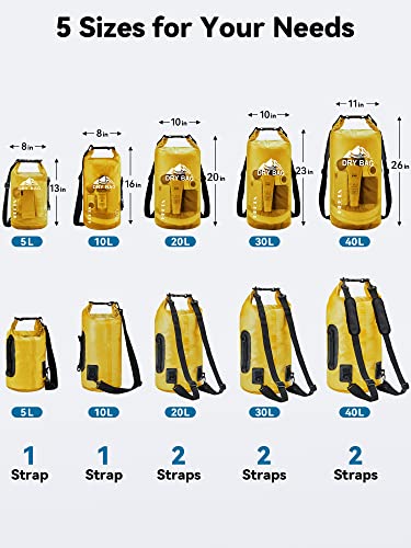 Dry Bag Waterproof Backpack with Phone Case