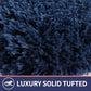 Microfiber Elongated Toilet Seat Cover 19.5"x 15" Machine Washable