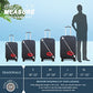 Travel Luggage Cover Suitcase Protector Fits 27