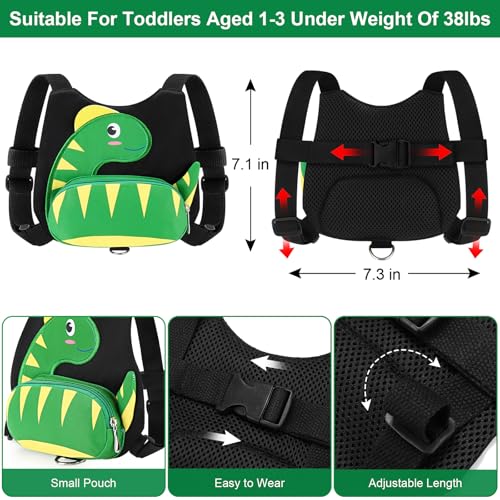 Toddler Harness Leash + Anti Lost Wrist Link