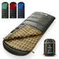 Cotton Flannel XXL Winter Sleeping Bags for Adults Big and Tall