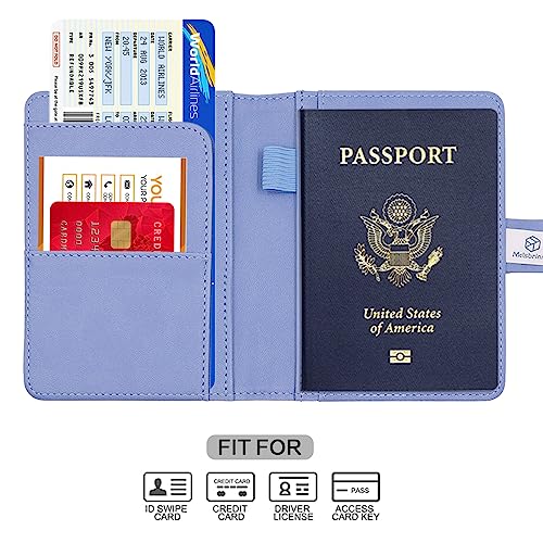 Premium Leather Passport Holder Covers Case