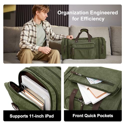 Large Canvas Duffle Bag for Travel