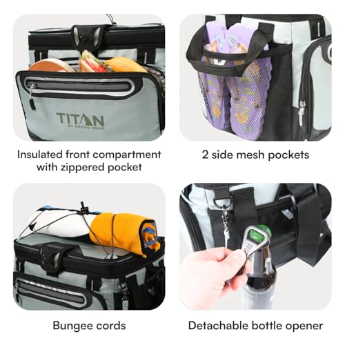 Titan 30 Can Zipperless HardBody Cooler (30 Count)
