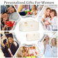 Initial Makeup Bag Personalized Gift for Women Teen Girls