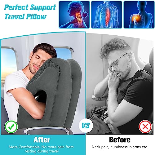 Inflatable Travel Pillows for Airplanes