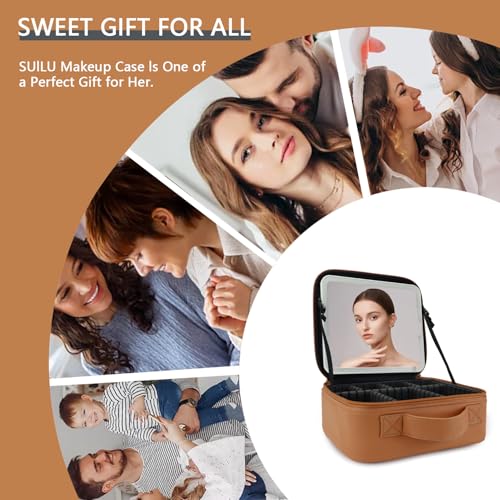 Makeup Bag with Led Mirror