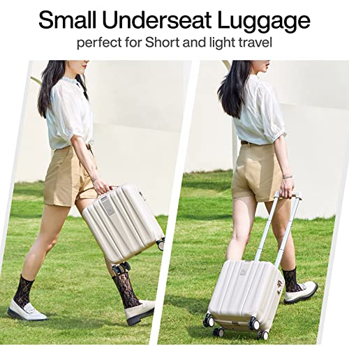 14 Inch Underseat Carry On Luggage with Wheels