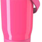 BrüMate Resa 25oz 100% Leakproof Travel Tumbler w/Handle & Straw | Flexible SoftSip Straw | Silicone Sleeve for Durability | Stainless Steel | Cup Holder & Travel Friendly Water Bottle (Neon Pink)