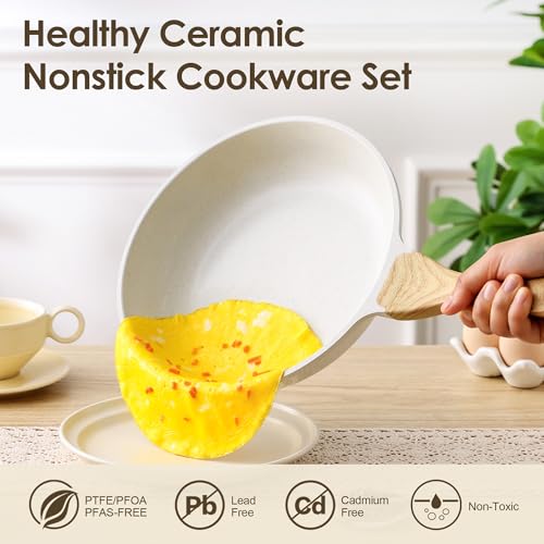 23 PCS Nonstick Ceramic Cookware Set