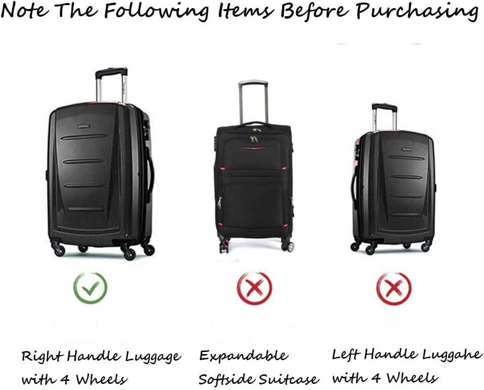 Luggage Cover Set for Suitcase Waterproof Dust
