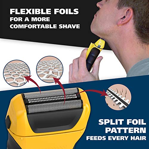 LifeProof Lithium Ion Electric Foil Shaver with Detail Trimmer for Men