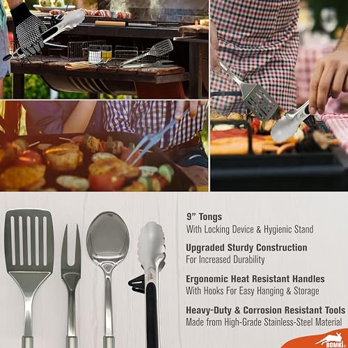Grilling and Camping Cooking Utensils Set for The Outdoors BBQ (35 Count)