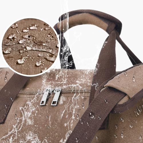 60L Canvas Duffle Bag for Men