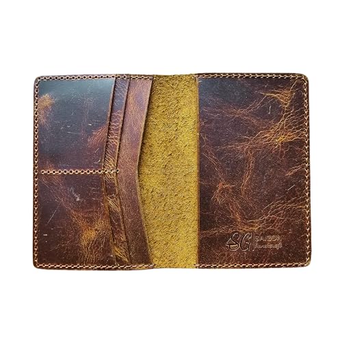 Leather Passport Holder for Men and Women