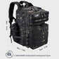Military Tactical Backpack for Men and Women 45L Army 3 Days Assault Pack Bag Large Rucksack with Shoe Compartment