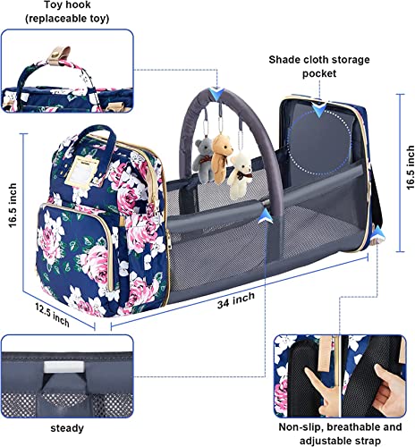 Diaper Bag Backpack with Changing Station