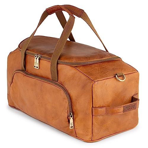 Vintage Genuine Leather Duffle Bags For Men Denver M