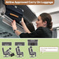 20in Carry On Luggage with Cup Holder and USB Port