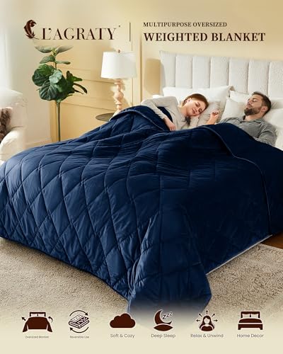 Queen Size Weighted Blanket for Adults 15lbs