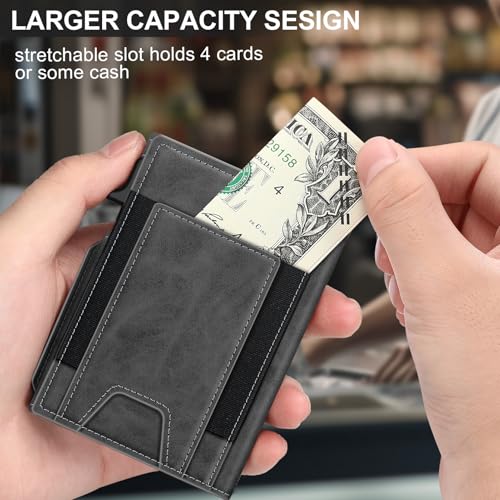 Wallet for Men Wallet with Slim Pop Up Card Holder 9 (13 Count)