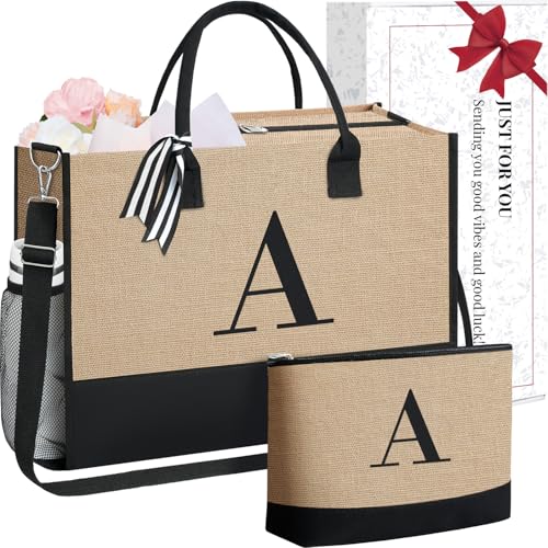 Personalized Initial Tote Bag