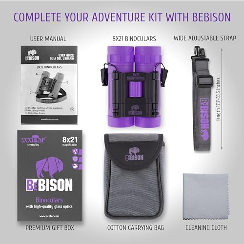 BeBison Binoculars for Kids and Adults