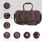 Genuine Leather Duffle Bag for Men