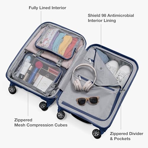 Pagosa Hardshell Expandable Luggage with Spinner Wheels
