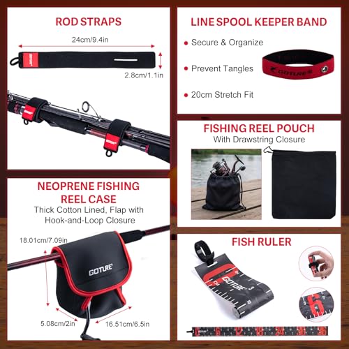 Travel Fishing Rod and Reel Combo