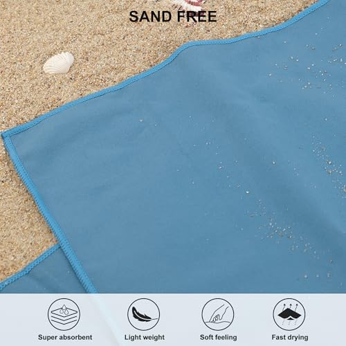 Microfiber Towel Quick Dry Camping & Travel & Gym Towel. Compact