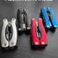 11-in-1 Multitool Pliers - Stainless Steel Pocket Knife with Pliers, Screwdriver & Bottle Opener - Aluminum Handle EDC Knives for Survival, Camping, Hunting, Hiking - Gift for Men Women (Red)