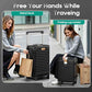 20 Inch Carry on Luggage with Front Pocket and Cup Holder