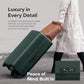 Checked Expandable Suitcase