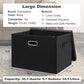 Large 17" 36 Quart Collapsible Stackable Storage Bins with Lids (3 Count)