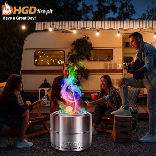50 PCS) Magic Campfire Fire Color Changing Packets for Fire Pit, Indoor/Outdoor Fireplace, Bonfire - Rainbow Magical Flame, Camping Accessory, Compatible with Wood
