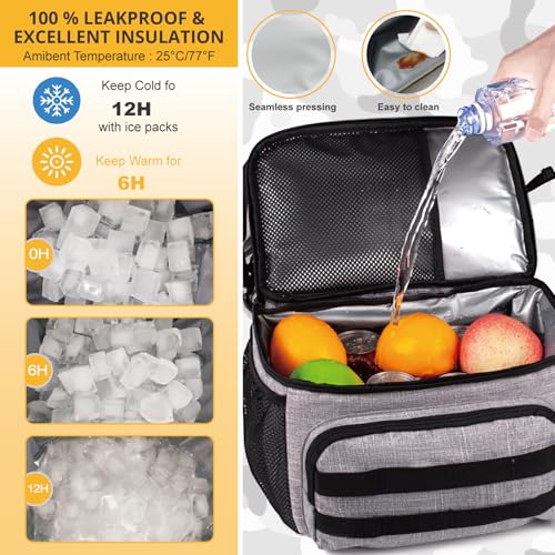 Tactical Double Deck Cooler Backpack for Men
