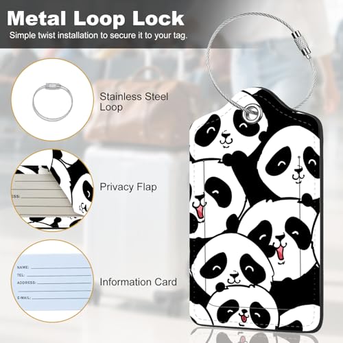 2Pack Luggage Tags for Suitcases