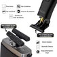 2-in-1 T-Shaper Trimmer & Crunch Foil Shaver | STF602 Electric Razor & ST5206 DLC Beard Trimmer Barber Haircut Kit | Black (2 Count)