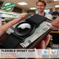 Men Airtag Leather Wallet Metal Case Money Clip