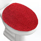 Microfiber Elongated Toilet Seat Cover 19.5"x 15" Machine Washable