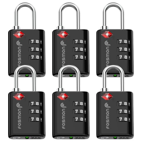 TSA Approved Luggage Locks (6 Count)