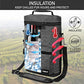 Insulated 2 Bottle Wine Bag Tote Leakproof Carrier Cooler Gift