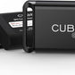 Cube GPS Tracker for Vehicles – GPS Tracker Device for Car, Trucks, Pets - Real Time Tracking, SOS Pings, Geo-Fencing Rechargeable Battery Up-to 60 Days with Hardwire Charger - Requires Subscription