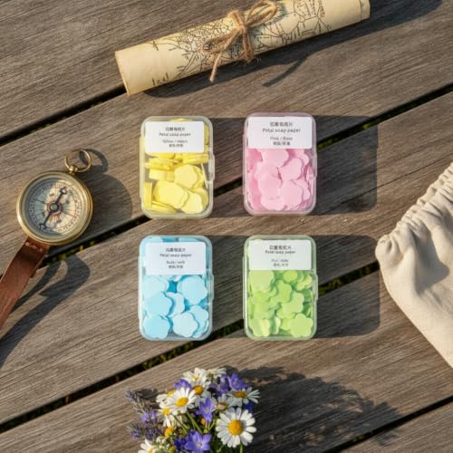 4 Boxes Paper Soap (400 Count)