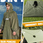 Hooded Rain Poncho for Adult Waterproof Lightweight Raincoat