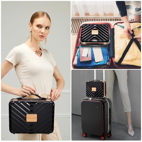 Travel Makeup Case with Mirror