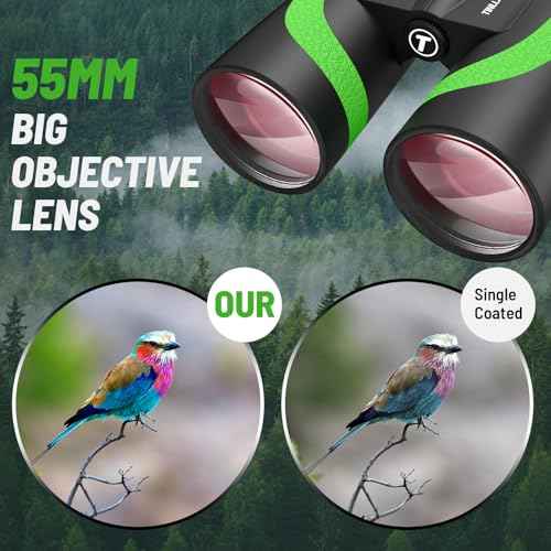 15x55 UHD Binoculars for Adults High Powered with Phone Adapter