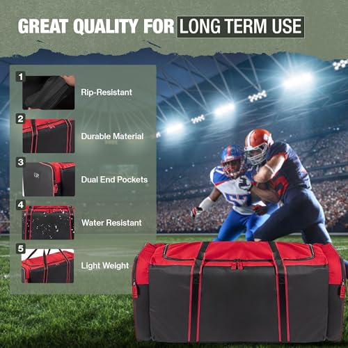 Heavy Duty Multi Pocket Large Sports Gym Equipment 3