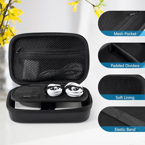 Hard Travel Electronic Organizer Case for MacBook Power Adapter Chargers Cables Power Bank Apple Magic Mouse Apple Pencil USB Flash Disk SD Card Small Portable Accessories Bag
